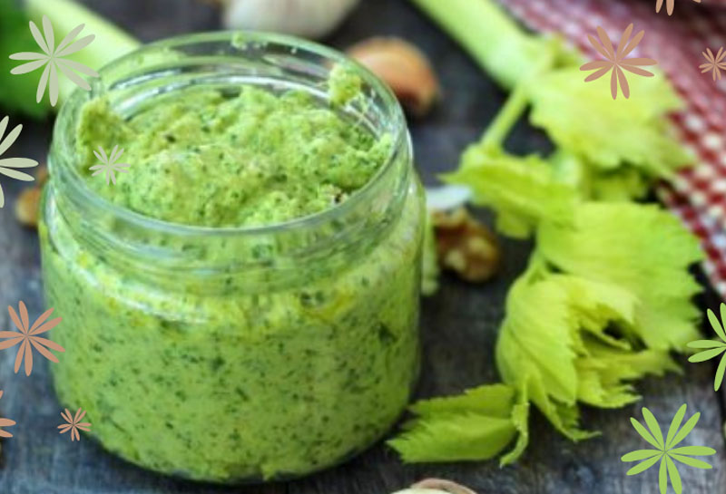 Pesto di sedano e noci