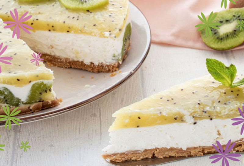 Cheesecake al Kiwi