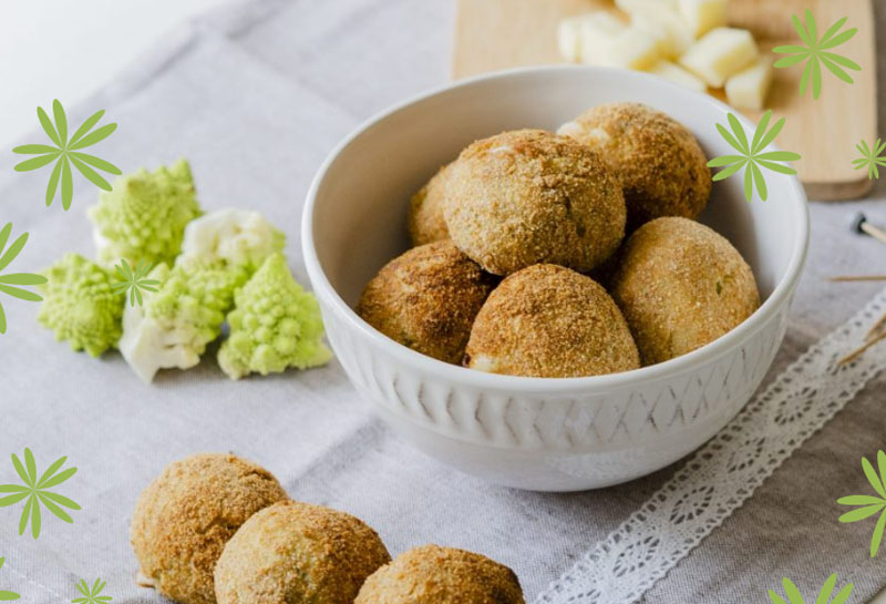 Polpette di Broccolo romanesco