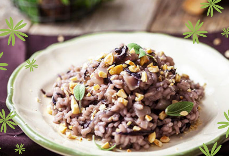 Risotto Radicchio e Nocciole