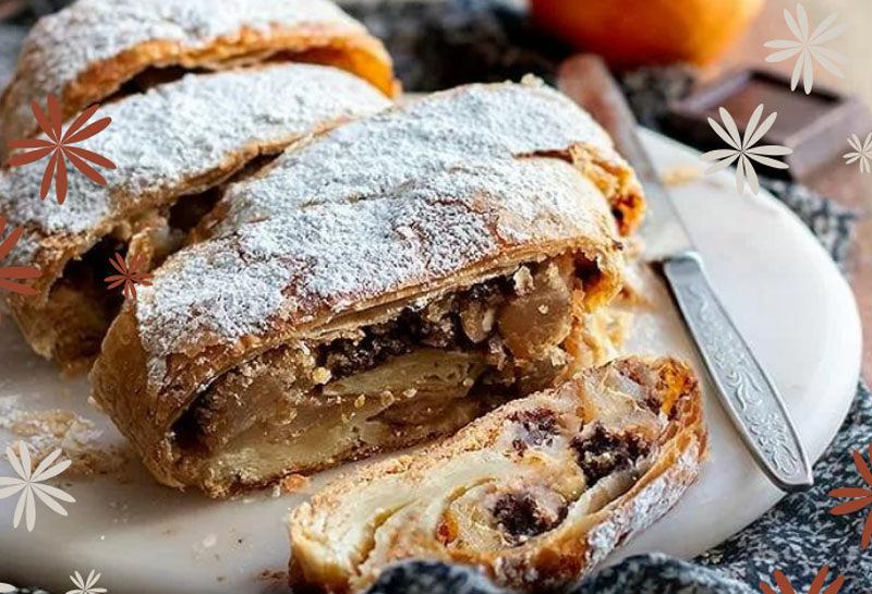 Strudel di Pere e Cioccolato